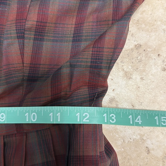 Vintage Dixie Deb 50s plaid fit n flare dress - Picture 9 of 9